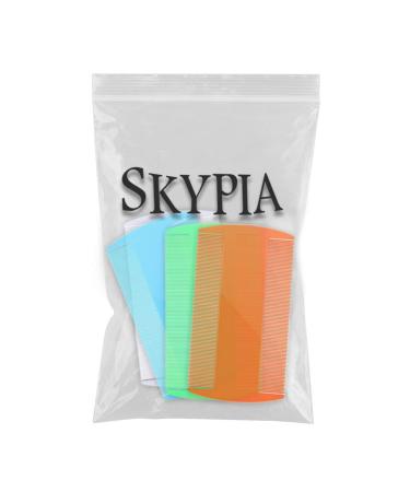 SKYPIA 4 Pack Double Sided Pet Combs for Grooming - Flea, Tick, Lice, Dandruff Removal - Fine Tooth Hair Combs for Cats, Dogs, Puppies - Buy Online on SooperMarket.com