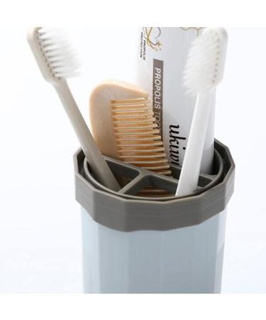 F Fityle 5x Travel Toothbrush Cup - Portable Toothbrush & Toothpaste Storage Box for International Shipping - Buy Online on SooperMarket.com