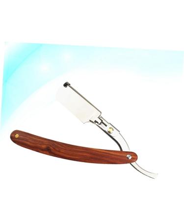 Angoily 2pcs Metal Manual Razor Set - Safe Shaving Razor for Men with Wooden Handle | International Shipping Available - Buy Online on SooperMarket.com