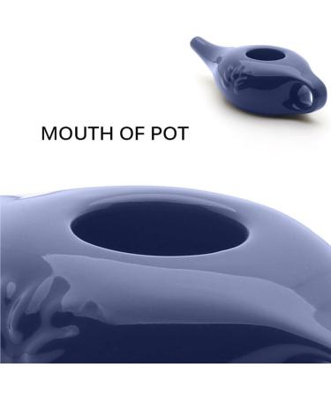 lioapoiul Ceramic Neti Pot Rinsing Nose Washing Professional Yoga Stuff Irrigator Dust Remover Spout Removing Tools Cleaning Outdoor White - Buy Online on SooperMarket.com