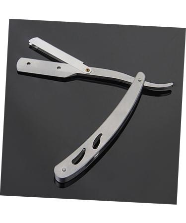 Shop Cabilock Father's Day Gifts: 6-Piece Stainless Steel Razor Holder Set for Men - Vintage Folding Razor Holder - Buy Online on SooperMarket.com