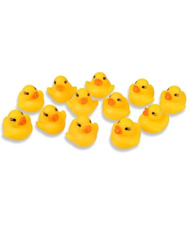 Buy Schramm 12 Pack Rubber Ducks - Squeaking Yellow Bathing Ducks (3.5 cm) for Fun Water Play | International Shipping Available - Buy Online on SooperMarket.com