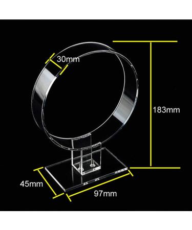 Laseners 2-Piece Clear Acrylic Headband Display Stand Set - Hairband Holder and Organizer - Buy Online on SooperMarket.com