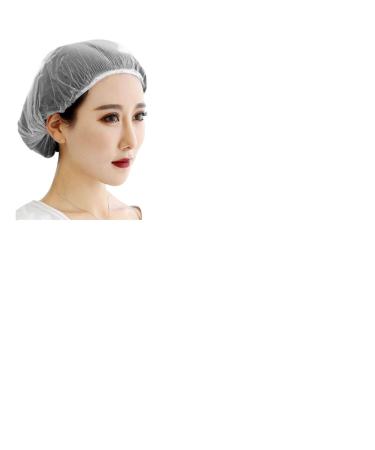 100pcs Shower Caps Disposable Waterproof Clear Hair Shower Caps Women Men Plastic Hair Caps100