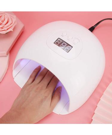 72W LED Nail Lamp Professional Painless Gel Polish Light with Powerful Motor & Detachable Base UV LED Nail Gel Curing Light with 36 Light Chips(UK 110-240V) - Buy Online on SooperMarket.com