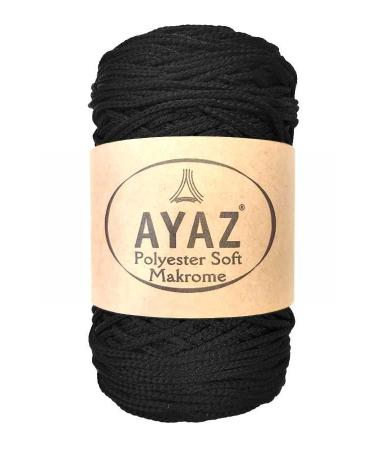 Macrame 3mm Craft Cord  Colored Soft Polyester 250 gr 175 m DIY Line  Wall Hanging Rope  Bag  Basket String  Crochet and Knitting Yarn (1217)