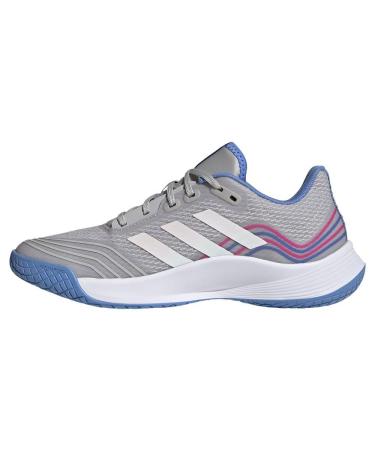 adidas Women's Novaflight Volley Sneakers 44 2/3 EU Grey Two Ftwr White Silver Dawn