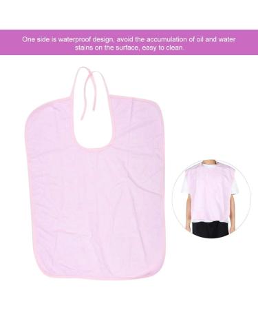 Adult Bib Skin-friendly Soft Waterproof Waterproof Bib Eating for(Light pink 50 * 70) - Buy Online on SooperMarket.com