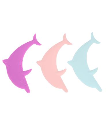 3pcs Silicone Eyelash Applicator Baffle Multifunctional Tool for Eyebrow Pencil Eyeshadow Mascara
