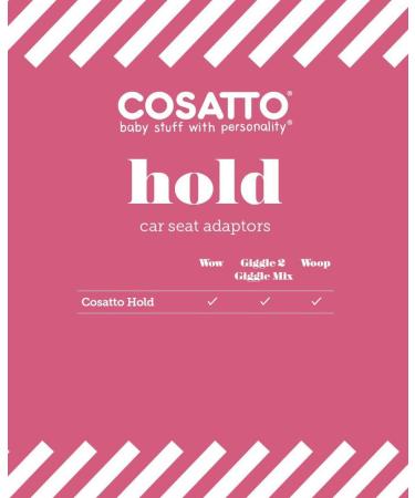 Cosatto Hold & Hold Mix Car Seat Adaptors - Compatible with Giggle Mix & Giggle 2 Pram/Pushchair (Black) - Buy Online on SooperMarket.com