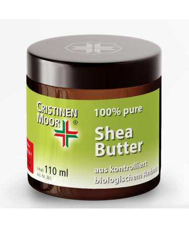 Organic shea butter intensive nourishing body balm |100% natural raw A-grade African |110 ml |Bio cosmetics |Dry to very dry skinCristinenmoor