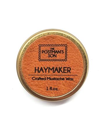 The Postman's Son - HAYMAKER - Mustache Wax - 1 fl oz