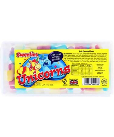 Sweeties Fan Favourites Candy Set - Unicorns Mushroom Ice Cream and Skulls 200g x 4 Tubs - Ideal Sweet Treat for Spooky Times from Kingdom Supplies - Buy Online on SooperMarket.com