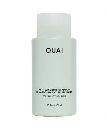 OUAI Anti-Dandruff Shampoo with Salicylic Acid. Gentle Hair Cleanser for Flaky and Dry Scalp. Reduce Itching  Redness  and Irritation (10 Fl Oz / 300ml)