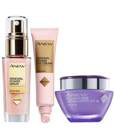 Avon Anew Renewal Power Serum 30ml + Avon Anew Renewal Power Eye Cream 15ml + Avon Anew Platinum Day Lifting Cream SPF25 50ml