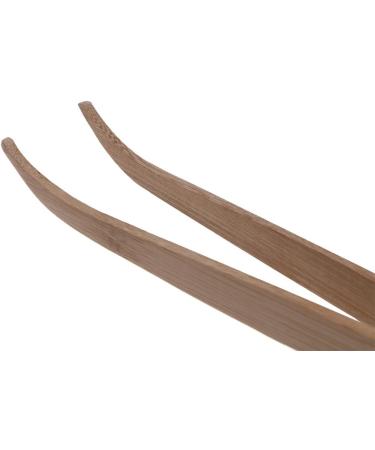 YUSHU Angled Reptile Feeding Tongs - 28cm Eco-Friendly Bamboo Feeding Tool | Aquarium Tongs & Reptile Tweezers for Easy Feeding - Buy Online on SooperMarket.com