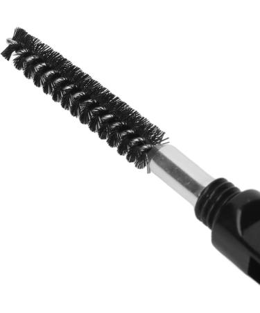 Metal Teeth Eyebrow Comb 2 in 1 Eyelash Teeth Comb Black Eyelash Brush and Comb Stainless Steel Dual Heads Foldable Grooming Teeth Eyebrow Brush for Makeup - Buy Online on SooperMarket.com