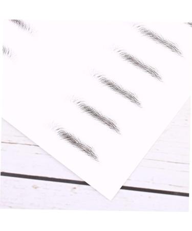 Housoutil 4 Sheets Pairs Adhesive Eyebrow Template Eyebrowsb Simulation Eyebrow 3d Artificial Eyebrow Stickers - Buy Online on SooperMarket.com
