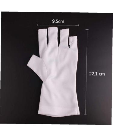 Nail UV Shield Gloves - Anti-UV Sunblock Protective Driving & Manicure Gloves | 1 Pair - Buy Online on SooperMarket.com