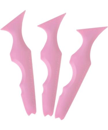 Baluue 15 Pcs Silicone Beauty Ruler Makeup Eyeliner Eyebrow Guide Stencil Lip Line for Beginners Lash Tools 15X4.15CMx5pcs Pink-2x5pcs - Buy Online on SooperMarket.com