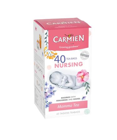 Breastfeeding Tea for Nursing & Lactation Supports Milk Supply Naturally Caffeine Free & High In Antioxidants 40 Fenugreek Red Bush & Fennel Biodegradable Teabags