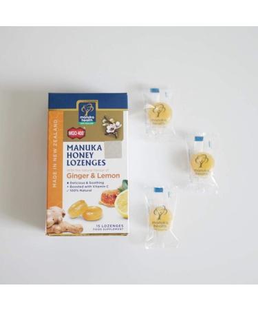 Manuka Manuka Honey Candy Mgo400 + Ginger and Lemon 100 g - Buy Online on SooperMarket.com