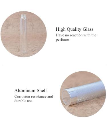 Refillable Perfume Bottle Portable Pump Lotion Atomizer with 6 Colors Ideal for Storing Liquid Substances (Silver) - Buy Online on SooperMarket.com