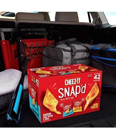 Cheez-It Snap'd Snack Crackers Variety Pack - Family Favorite for Kids & Adults - 42 x 0.75 oz - Buy Online on SooperMarket.com