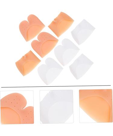 Silicone Toe Pouches 4 Pairs - Toe Cover Sleeves, Separator, Protectors & Pads - Buy Online on SooperMarket.com