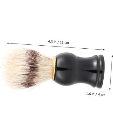 Buy Angoily 2 Pcs Makeup Brush & Beard Brush - Nylon & Bristle Hair Brushes for Perfect Grooming | International Shipping Available - Buy Online on SooperMarket.com