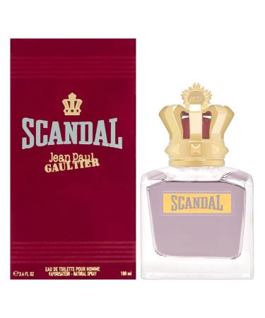 Scandal by Jean Paul Gualtier for Men 3.4 oz Eau de Toilette Spray 3.4 Fl Oz (Pack of 1)