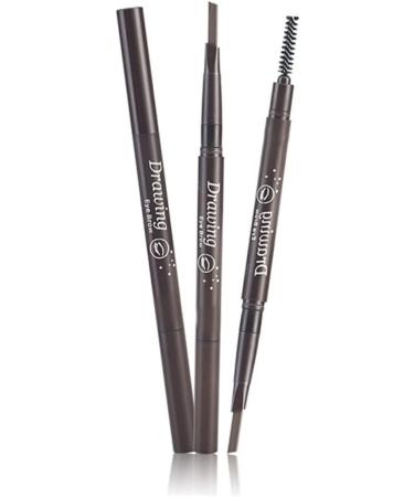 Mikinona 2 1 Eyebrow Pencil Brush Makeup Five Colors Eyebrow Brush 3d 1 count (Pack of 1) As Shown - Buy Online on SooperMarket.com
