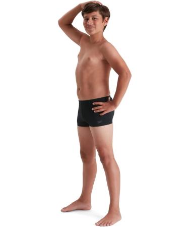 Speedo Boys Eco Endurance+ I Aquashort - Durable Swim Shorts for Ages 11-12 - Black Color | International Shipping Available - Buy Online on SooperMarket.com