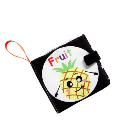 Ibasenice 2st fabric book game set for children children's toys baby opposites fabric books educational baby toys educational toys hand account toddler peach skin