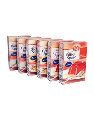 RUF jelly: 2 packs each: Cherry 2-pack 2x12g Lemon 2-pack 2x12g Woodruff 2-pack 2x12g