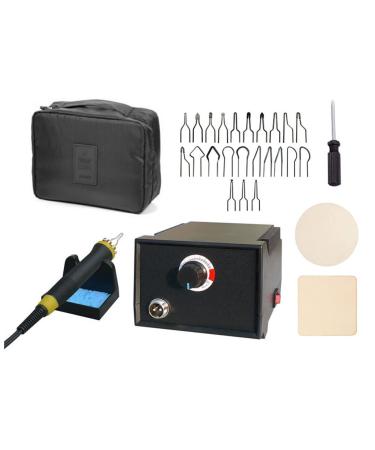Afantti Wood Burning Pen Tool Kit Set Professional Pyrography Machine Electric Woodburning Leather Burner | 23 Tips | Carry Case | for Adult Starter Beginner Craft