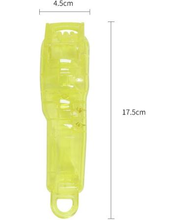Desikixudy 1Set Light Yellow Hair Clipper Back Housing Cover Clear Front Lid for Hair Trimmer Tools Kit - Buy Online on SooperMarket.com