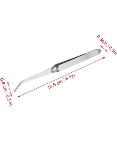 LANTRO JS Nail Art Tweezers Stainless Steel Gel Nail Acrylic Nails Shaping Tweezer Clip Nail Art Tool Pick-up Nail Art Nail Pincher Tweezers Tool - Buy Online on SooperMarket.com