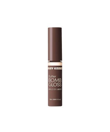 Ruby Kisses Butter Bomb Gloss - Natural Nude Lip Gloss with Vitamin E, Non-Sticky Lip Makeup - 7.8mL (Tantalize) - Buy Online on SooperMarket.com