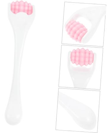 Silicone Face Roller - Beauty Tool for Firming & Massaging | Portable Pink Facial Massager | International Shipping - Buy Online on SooperMarket.com