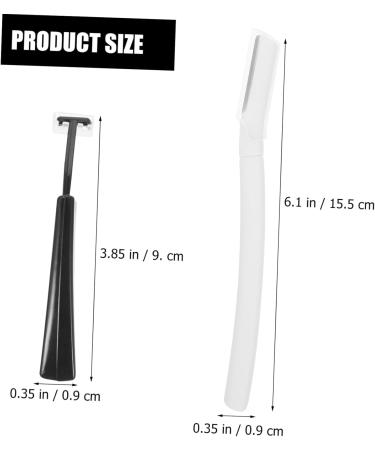Balacoo 8 Sets Portable Eyebrow Trimmer & Brow Razors - Stainless Steel Beauty Tools for Women & Men Grooming - Buy Online on SooperMarket.com