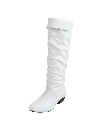 Ride -high ankle boots children - lace -up boots women black brown beige heel girls winter boots winter shoes Halfange boots winter boots shoes shoes fashion winter boats work boots warm 8 white 36 EU