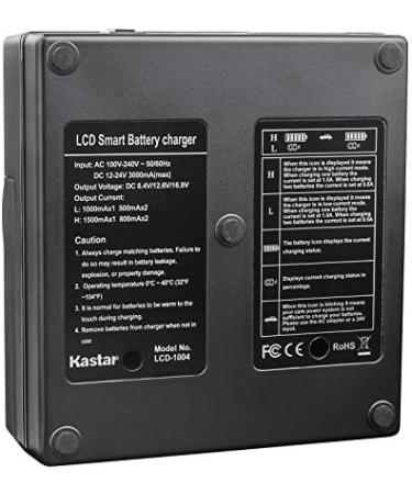 Kastar BPU60 Smart LCD Dual Fast Charger for Sony BP-U60 & PMW Series Cameras - Replacement Charger for PMW-100, PMW-200, PMW-EX3 & More - Buy Online on SooperMarket.com