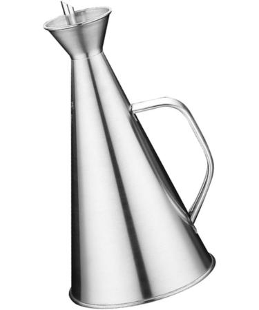 Zerodeko 3pcs Oil Holder Olive Oil Bottle Dispenser Vinegar Bottle Olive Oil Dispenser Cooking Oil Dispenser Kitchen Things Olive Oil Nozzle Oil Decanter Container Stainless Steel mediumx3pcs As Shownx3pcs - Buy Online on SooperMarket.com