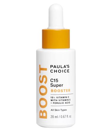 Paula's Choice BOOST C15 Super Booster, 15% Vitamin C with Vitamin E & Ferulic Acid, Skin Brightening Serum, 0.67 Ounce