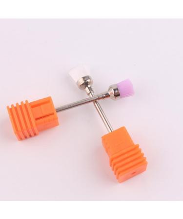Dajidafu Nail Drill Bits Brush Portable Salon Manicure Fingernail Toenail Remover Pedicure Cleaning Replacement Parts Accessories Pink - Buy Online on SooperMarket.com