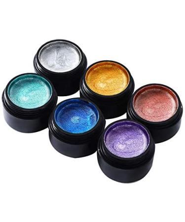 Dacvgog Set of Nail Art Pulling Silk 6 Pieces Painting Soaking Drawing Elasticity Design Nail Lacquer Long Lasting DIY - Buy Online on SooperMarket.com
