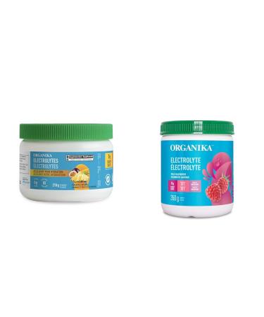 Organika Electrolytes Powder- Pineapple Passionfruit- Sugar-Free Hydration and Electrolyte Replenish & Electrolyte Drink Mix - Raspberry flavour- Zero Sugar Hydration- 350 gram - 100 Servings