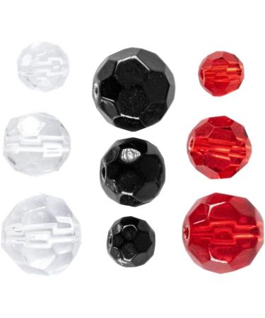 Carolina & Texas Rig Pearls - Glass Beads for Finesse Fishing Bullet Weight Stoppers & Pressure Accessories - 8mm Red for Perch & Pikeperch - Buy Online on SooperMarket.com