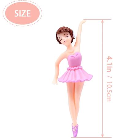 4Pcs Ballet Girl Birthday Cake Toppers Ballet Girl Birthday Cake Decoration Lovely Ballet Dancer Cake Ornament Ballet Dancer Cake Topper for Party Birthday Wedding - Buy Online on SooperMarket.com